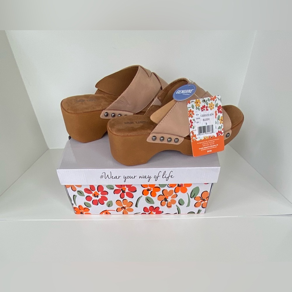 Muk Luks, Open-Toe Slip-On Sandals, Cadence Sandals, Size: 8 - Picture 10 of 13